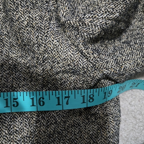 LUISA CERANO Wool Blazer With Velvet Lined Collar And Silk Lining. Size 10 - Picture 14 of 16